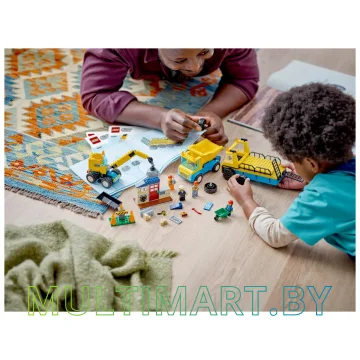 Конструктор LEGO City 60391 Строительные машины и шаровой кран картинка 7